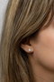 Heliophilia Silver Pendientes de Plata de Ley 925 con Circón